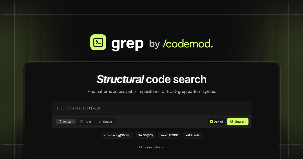 grep.codemod.com image